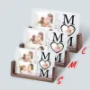 Frame Gepersonaliseerd Moederdagcadeau voor mama Mama Aangepaste acrylfotolijst voor nieuwe familiefotoplaque Kerstcadeaus aandenken