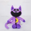 Peluş Bebekler 30cm Gülümseyen Yaratıklar Peluş Oyuncak Gülümseyen Critters Cat Nap Catnap Acion Bebek Yumuşak Oyuncak Peluches Yastık Noel Hediyesi T240325