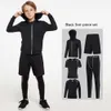 Flash Shipping Children's Summer Basketball Jacket Training Quick Drying Long Sleeved Sports Pants Set for Boys Football Running