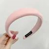 Fashion Padded Headbands for Women Wide Bezel Hairbands Thick Velvet Hair Hoop Girls Sponge Non-slip Hairband Hair Accessories 240321