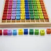3Dパズル番号ボード99乗算テーブル数学学習ボードゲームモンテッソーリ子供向けの初期の教育玩具
