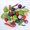 Trädgårdsdekorationer varaktigt kök grönsaker modell simulerade grönsaksskåp blommor arrangemang hem plast