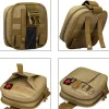 Sacs Tactical Drog Leg Medical Sac en plein air Camping Hunting Surviaval First Aid Sac Military Edc Pack MOLLE PORTATILE