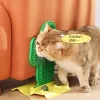 Rascadores para gatos, tablero rascador para gatos, juguetes para rascar, masajeador con cerdas, autoacicalamiento con bola de hierba gatera para gatos, peine, rascador, poste para gato