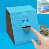 Boîtes face à l'argent Pot Money Manger Coin Banque Automatique Coin Eating Épargne Facebank Monkey Saving Box Piggy Bank Novely Gift For Kids