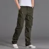 Мужская уличная рабочая одежда, повседневные брюки с несколькими карманами, прямая трубка, повседневные спортивные военные тактические брюки, тактические брюки-карго 536v #
