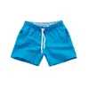 S-3XL Boardshorts Shorts Hommes Respirant Été Séchage Rapide Cuisse Longueur Plus Taille Shorts Mâle Solide Cordon Plage Shorts Hommes W9aK #