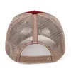 Ball Caps Custom Tamiker Hat Logo Cotton Mesh Baseswable Baseball Cap Women Men Summer Sunshade 5 Panels Truck Wholesale