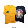 Top Vision High Quality Ts Eye Pattern Printed Casual Round Neck Short Sleeved Top T-shirt for Men and Women