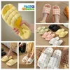 Pantoufles maisons chaussures gai diapositives chambres chambre douche salle de vie chaude salon softs confort porte coton slipper ventilate femme hommes noirs rose blanc