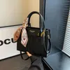 Sznurka dla kobiet wysokiej jakości moda szalik torebka splatanie proste biznesowe retro jedno ramię na duża pojemność crossbody