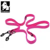 Truelove 7 en 1 laisse de chien réfléchissante Double Nylon multifonction réglable plomb main libre pour petits grands chiens entraînement à la marche