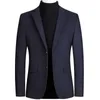 Mens Wool Blazers Manlig kostym Jacka överdimensionerad solid Business Casual Winter Jacket Män Kläder Bröllopsdräkt Coat 4XL BFJ002 240313