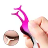 30pcs Auxiliary Eyelash Curler Grafting Tweezers Custom False Lashes Aid Assistant Stainless Steel Tool Clip Bag 240313