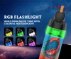 Big Sale Prix Sunfire Stars 20000 Puffs Disposable Vape Rechargeable Rechargeable Vape E-cigarette Pod Kit 12 saveurs LED Lampe de poche Contrôle Airmy France