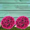 Decorative Flowers Eucalyptus Grass Ball Plant Balls Artificial Topiary Leaf Indoor Simulated Home