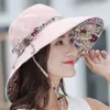 Wide Brim Hats Bucket Hats Wide Brim Hats Bucket Hats Dou hat Panamanian womens sunshine hat beach hat windproof and breathable hat womens travel hat S67C24326