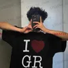 メンズTシャツダイヤモンドグレイルトークI LOVE GR Tシャツ男性女性特大のトップTS TシャツT240325