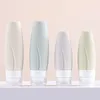 Bouteilles de rangement Travel Rechargeable Bottle Kit portable Shampooing Down Gel Container peut transporter le maquillage d'avion