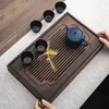 Tacki herbaty Salver przystawka wodna potrawy kawa serwowanie talerzy bambus taca