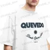 メンズTシャツヴィンテージケベドアルバム男性用女性女性oネック100％コットンドンデQuiero estarショートSlve TSプラスサイズの服t240325