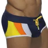Sexiga män badkläder stammar baddräkt Seobean Brand Man Beach Bathing Shorts Board Kvalitet Nylon Bath Suit Boxer Briefs Underwear 240315