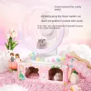 Käfige aus der Cotton Candy-Serie aus Holz für Hamsterhäuser, Hamstertunnel, Kleintierkäfig, Landschaftsbauzubehör, Rattenzubehör, kleines Haustiernest