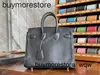 Shadow Handbag Totes Genuine Leather Bikns Handswen Designer Women's Swift 25cmWith logo TQ3O