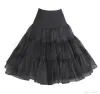 Kısa tül etek gelinlik için petticoats gelinlikler siyah beyaz kırmızı sarı non-hoop crinoline petticoat yaz tutu elbiseler cpa423