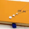 Modemerk Hartvormige hanger 18K Gold vergulde minimalistische ketting voor vrouwen vrouwelijke ontwerper 925 sterling zilveren vierbladige klaver ketting sieraden vakantie cadeau