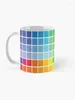 Mugs Abstract Color Chart Palette Guide Coffee Mug Thermal Cups For Customs