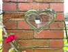Декоративные фигурки предметов стерео вращающийся ветер -звонок, избитый сердце, 3D Проточный световой эффект Декор Церковь садовый крыльцо BALCO9215288
