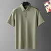Zegna camiseta designer com capuz celebridades masculinas estiramento marca de moda encaixe zegna camiseta solta perna reta camiseta alta nobreza algodão simples e versátil 558