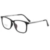 Herrglasögon ramar ultralätt myopia glasögon full bekväm stor storlek fyrkantig optisk 9825 240322