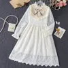 花の女の子の服かわいいレースボイル結婚式の誕生日パーティープリンセスドレス花柄の刺繍の子供ドレス家族服240319