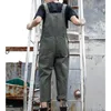 lightweight Overalls With Pockets Men'S Bib Overalls Fi Relaxed Fit Casual Jumpsuit Cott Denim Trousers Daily Wear M0Ok#