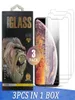 AA Clear Tempered Glass Screen Protector 3 Pack för iPhone14 Plus 13 12 Mini 11 Pro Max XR XS Samsung A21 med Retail Box8866545