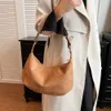 Designer Luxe mode draagtassen Tas damesmodetrend onderarm damestas Instagram minimalistische en grote capaciteit hertenbont enkele schoudertas