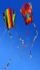 4 Pcs New Colorful Parafoil Kite Whole With 200cm Tails 30m Line Outdoor Good Flying High Altitude Toys For Children Girls Boy5963470