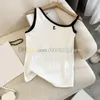 Off-shoulder vest dames sneldrogende tanks topontwerper sexy vesten zomer gym fitness tees