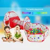 3 em 1 tenda de bebê peças com tunnel infantil piscina de bola grande portátil kids pit rastrening kid playground house 240313