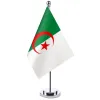 Tillbehör 14x21cm Office Desk Flag från Algeriet Banner The Algerian Closet Cabinet Display Flag Set