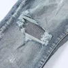 On the high street mens jeans were worn out with blue holes and paint that were slightly elastic and slim fitting. PURPLE jeans were trendy for men