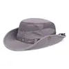 cket hat hommes été respirant Panama chapeau coton jungle filet de pêche chapeau randonnée plage protection solaire chapeau hommes chapeau de protectionC24326