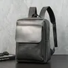 Zaino retrò casual per computer versione coreana della moda Crazy Horse PU borsa da viaggio da uomo di lusso SSS Express