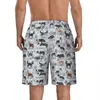 Mignon Noël Border Collie Dog Maillots de bain pour hommes Maillots de bain à séchage rapide Beach Board Shorts Pet Animal Swimming Boardshorts z5Fm #