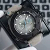 Zegarki dla mężczyzn zegarek Super Nurving Luminous Ruch W pełni automatyczny mechaniczny pływanie szafirowe skórzane wodoodporne zegarek ze stali nierdzewnej automatyczne
