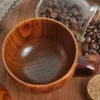 Mugs 1Pc Portable Natural Wooden Coffee Cup Home Restaurant Heat Insulated Water Tea Milk Mug
