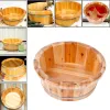 Bathtubs Foot Bathtub Wooden Bucket Foot Bath Barrel Basin Spa Tub Wood Basin Foot Wash Basin For Household