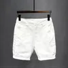 Koreanische Mi Luxus Männer Slim Jeans Designer Denim Kurze Hosen für Sommer Boyfriend Stretch Gerade Weiße Cargo Cott Shorts G67A #